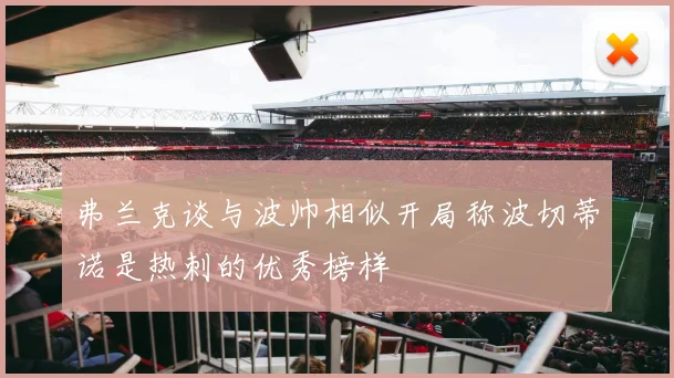 弗兰克谈与波帅相似开局称波切蒂诺是热刺的优秀榜样